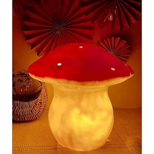 Lamp Paddenstoel - Groot Rood
