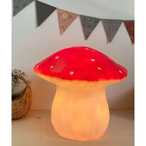 Lamp Paddenstoel - Groot Rood