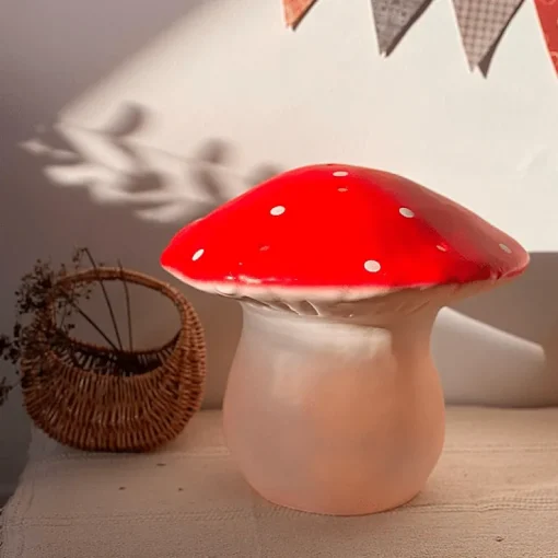 Lamp Paddenstoel - Groot Rood