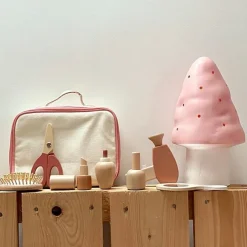 Lamp Paddenstoel Klein - Oud Roze