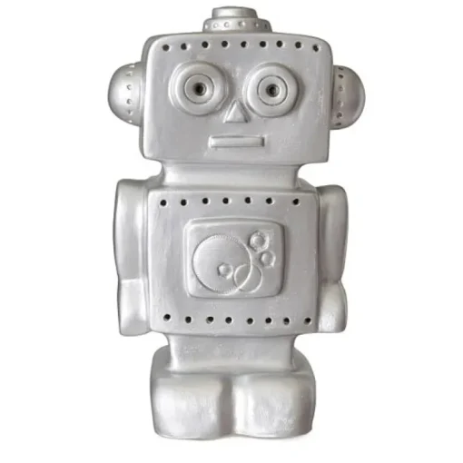 Lamp Robot Zilver