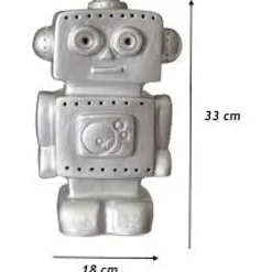 Lamp Robot Zilver