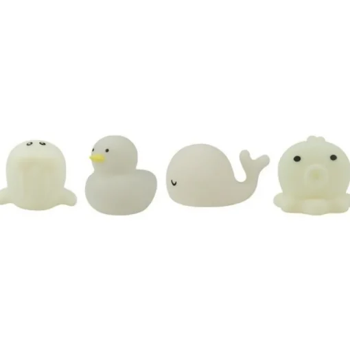 Lichtgevend badspeelgoed Sea Kit - set van 4 dieren