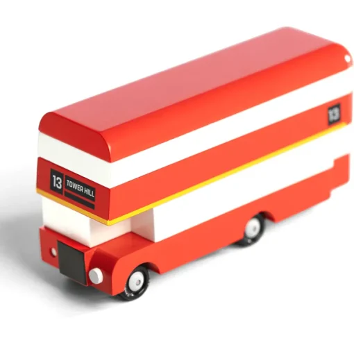 London Bus (L300) 13,3X4,1X4,6Cm, Wooden Diecast, In Giftbox,
