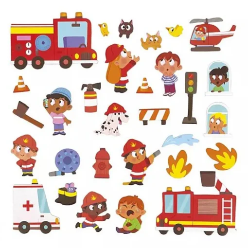 Magneetspel Magneti'Stories - Firefighters