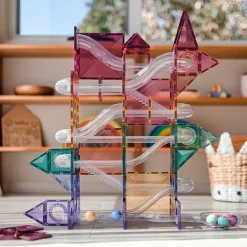 Magnetische Knikkerbaan Pastel Ball Run Pack | Set van 106