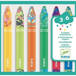 Meerkleurige wasco's - set van 6