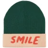Merino Beanie Little Gang Smile Ocean Green/Light