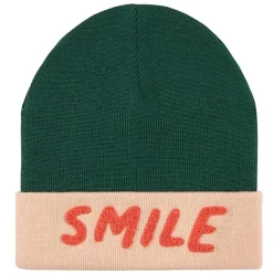 Merino Beanie Little Gang Smile Ocean Green/Light