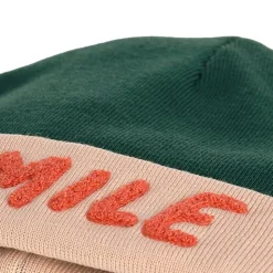 Merino Beanie Little Gang Smile Ocean Green/Light
