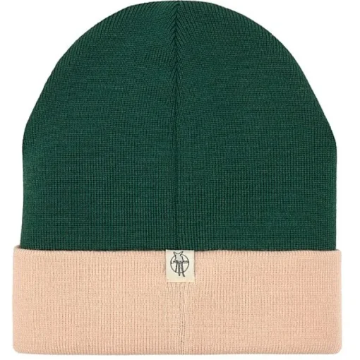 Merino Beanie Little Gang Smile Ocean Green/Light