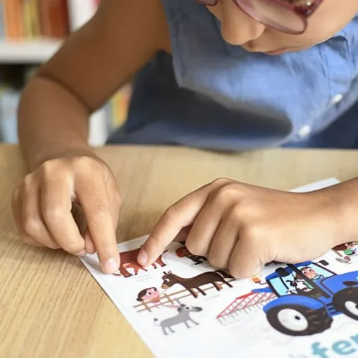 Mini Discovery Poster + 27 Stickers Farm | 3-8 Jaar