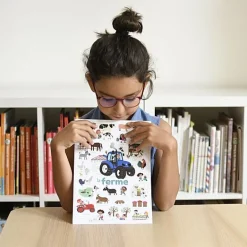 Mini Discovery Poster + 27 Stickers Farm | 3-8 Jaar