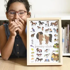 Mini Discovery Poster + 27 Stickers Pony Club | 3-8 Jaar
