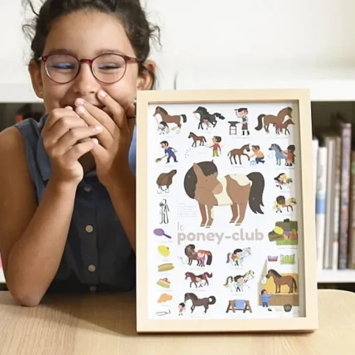 Mini Discovery Poster + 27 Stickers Pony Club | 3-8 Jaar