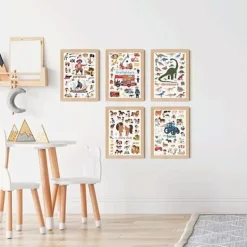Mini Discovery Poster + 27 Stickers Farm | 3-8 Jaar