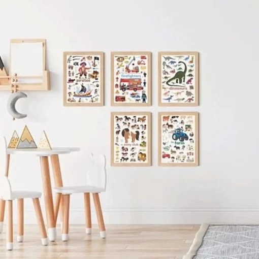 Mini Discovery Poster + 27 Stickers Farm | 3-8 Jaar