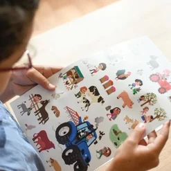 Mini Discovery Poster + 27 Stickers Farm | 3-8 Jaar