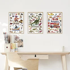 Mini Discovery Poster + 30 Stickers Fireman | 3-8 Jaar