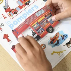 Mini Discovery Poster + 30 Stickers Fireman | 3-8 Jaar