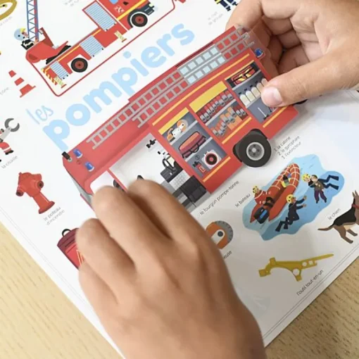 Mini Discovery Poster + 30 Stickers Fireman | 3-8 Jaar