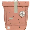 Mini Rolltop Rugzak | Happy Prints Caramel