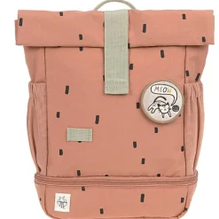 Mini Rolltop Rugzak | Happy Prints Caramel
