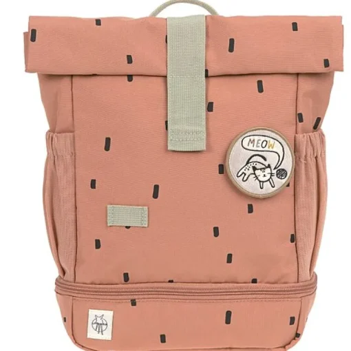 Mini Rolltop Rugzak | Happy Prints Caramel
