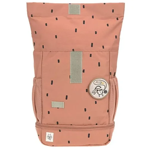 Mini Rolltop Rugzak | Happy Prints Caramel