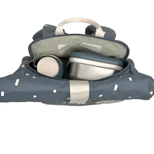 Mini Rolltop Rugzak | Happy Prints Midnight Blue
