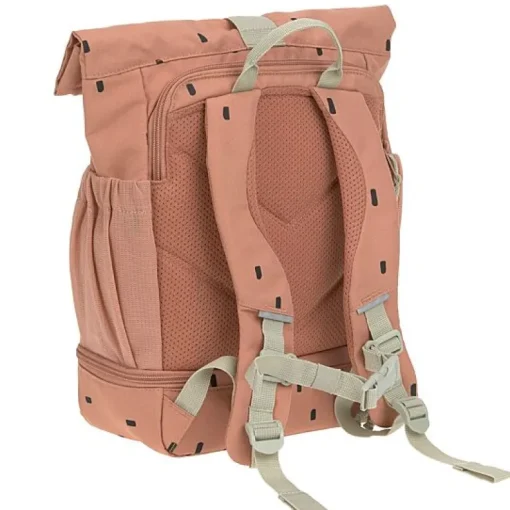 Mini Rolltop Rugzak | Happy Prints Caramel