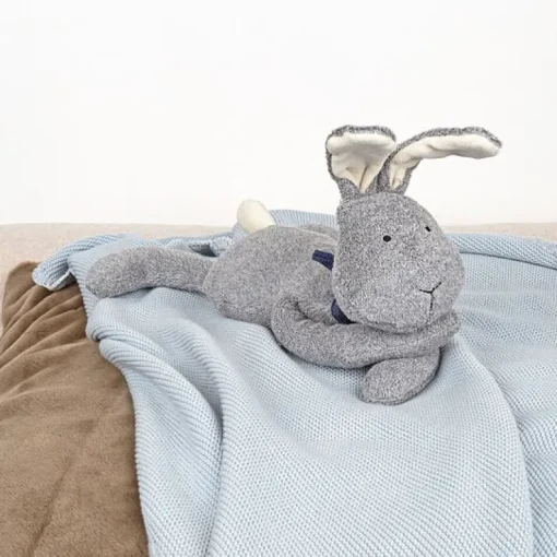 Mommy Musical Rabbit Grey