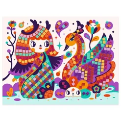 Mosaïques Kokeshis