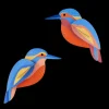 Muurdecoratie Wall Art Garden Birds - Kingfishers
