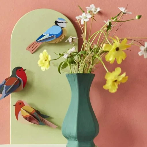 Muurdecoratie Wall Art Garden Birds - Robins
