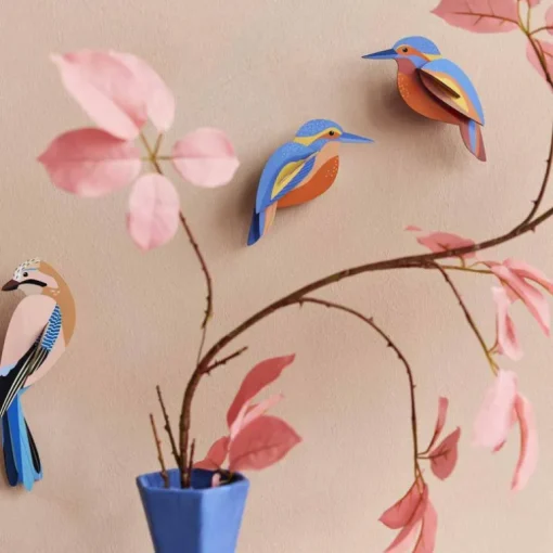 Muurdecoratie Wall Art Garden Birds - Kingfishers