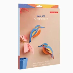 Muurdecoratie Wall Art Garden Birds - Kingfishers