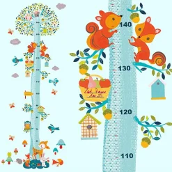 Muursticker Groeimeter | Bosvrienden