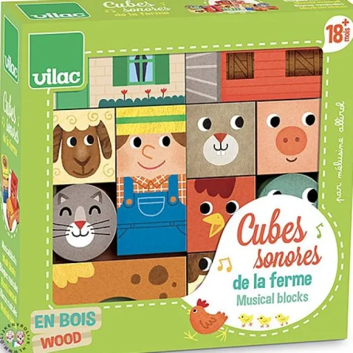 Muzikale Blokken Boerderij - set van 11