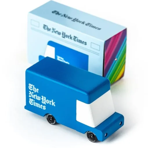 Nyt Delivery Van (Nyt4) 8,4X4,1X5,1Cm, Wooden Diecast, In