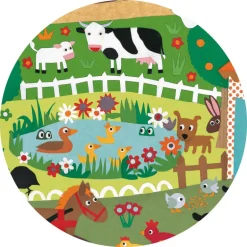 Observatiepuzzel De Boerderij - 35 stukjes + poster