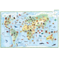 Observatiepuzzel De Dieren van de Wereld - 100 stukjes + boekje