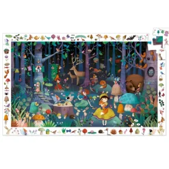 Observatiepuzzel Het betoverende bos - 100 stukjes + poster