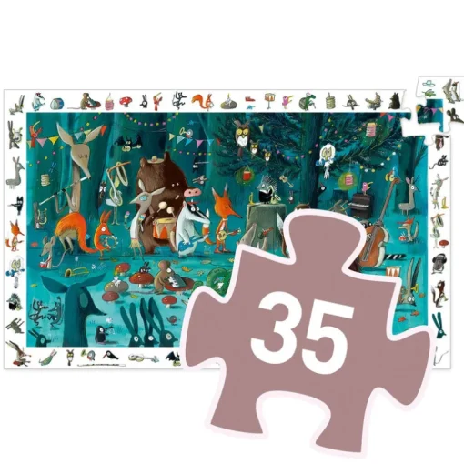 Observatiepuzzel Het Orkest - 35 stukjes + poster