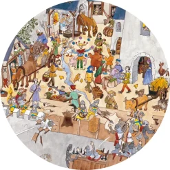 Observatiepuzzel Het versterkte kasteel - 100 stukjes + poster