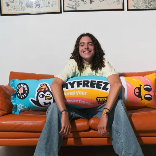 Opblaasbaar zitkussen Freezy - Air Collection