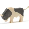 Ostheimer Houten Dier | Stier Zwart Wit
