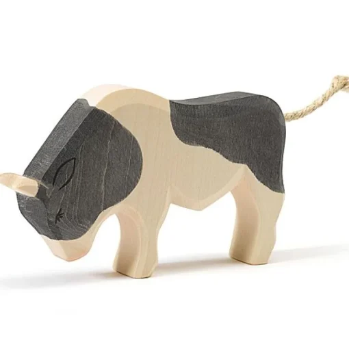 Ostheimer Houten Dier | Stier Zwart Wit