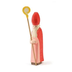 Ostheimer Houten Figuur | Sinterklaas Met Staf