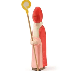 Ostheimer Houten Figuur | Sinterklaas Met Staf